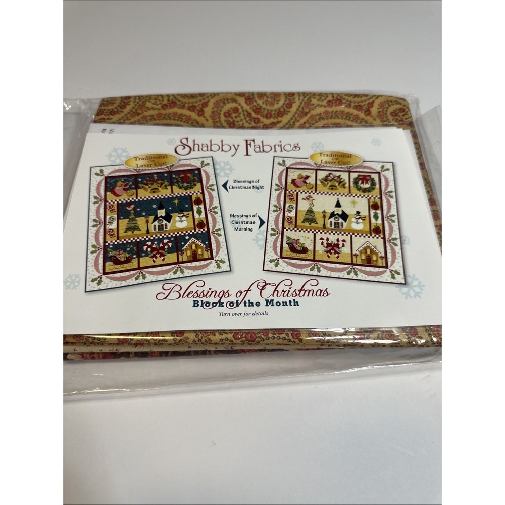 Shabby Fabrics "Blessings of Christmas"  Fabric